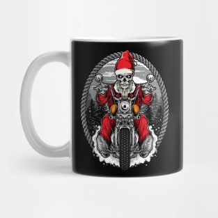 Santa Biker Mug